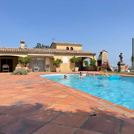 Villa Lazuel, Piscine Privative Chauffee, Vue Panoramique Et Jardin Clos Aubenas Kültér fotó
