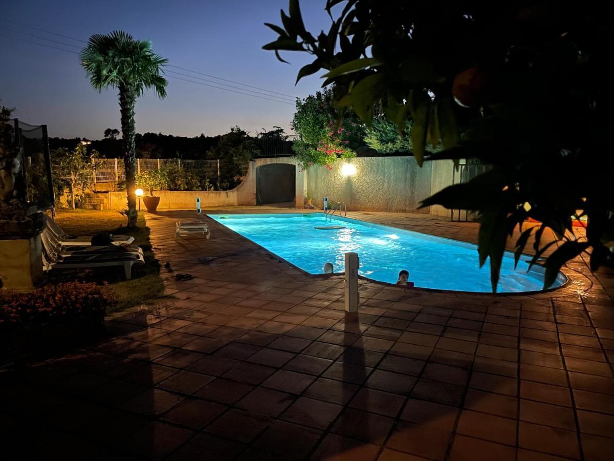 Villa Lazuel, Piscine Privative Chauffee, Vue Panoramique Et Jardin Clos Aubenas Kültér fotó