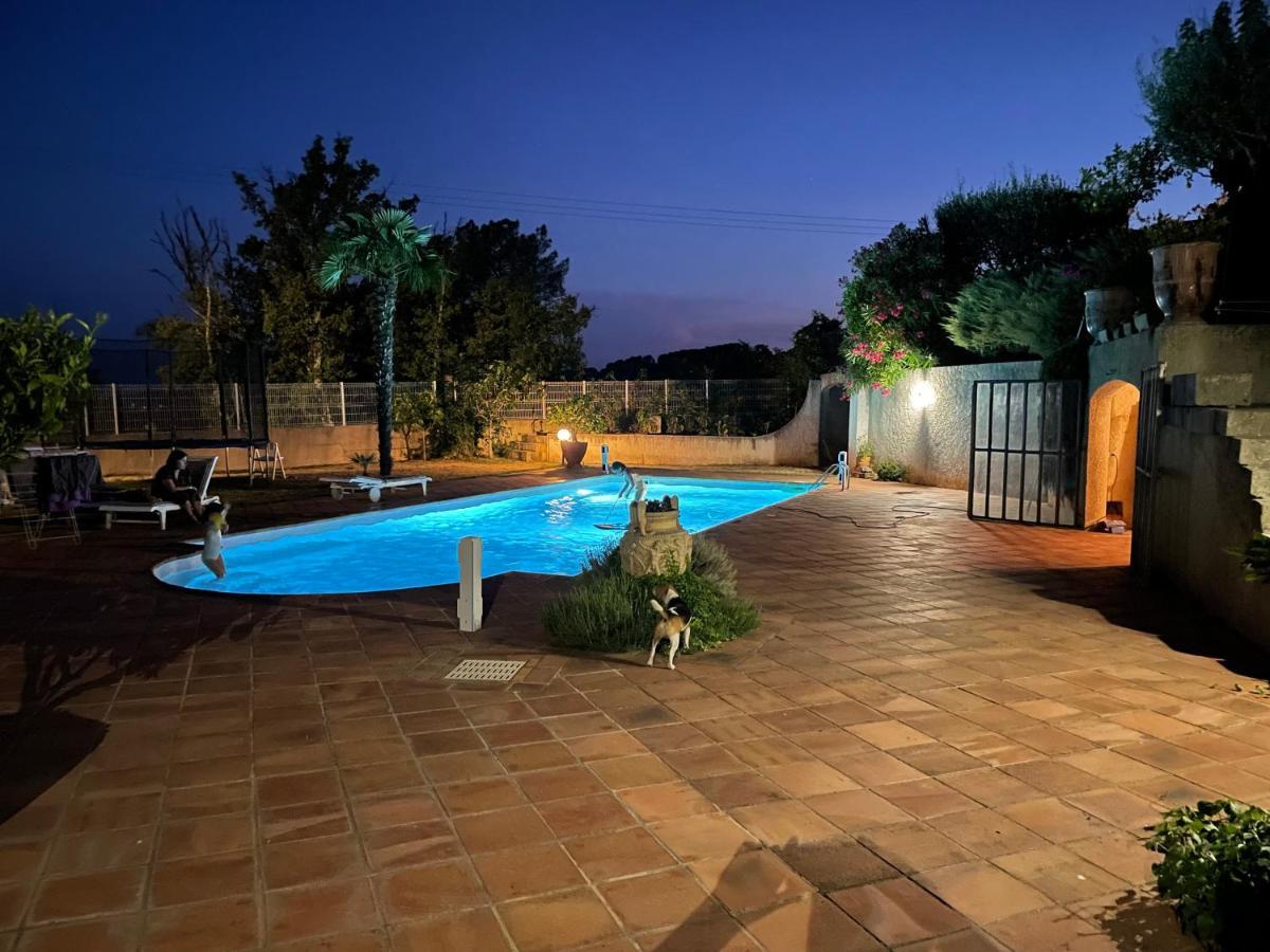 Villa Lazuel, Piscine Privative Chauffee, Vue Panoramique Et Jardin Clos Aubenas Kültér fotó